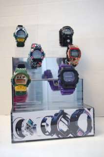 Great Acrylic watch display stand holds 12 Casio G shock dw6900 ms fs 