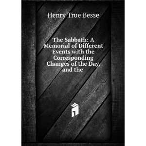 The Sabbath A Memorial of Different Events with the 