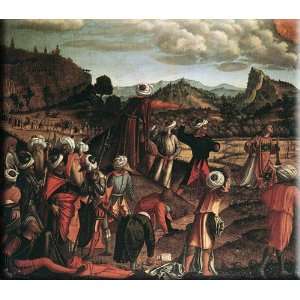  The Stoning of St. Stephen 16x14 Streched Canvas Art by 
