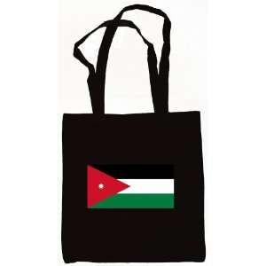  Jordan, Jordanian Flag Tote Bag Black 