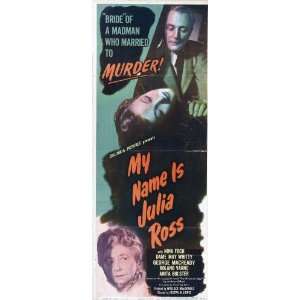 My Name is Julia Ross Movie Poster (14 x 36 Inches   36cm x 92cm 