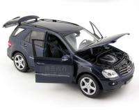 New Mercedes Benz ML350 1:18 Alloy Diecast Model Car with box blue 