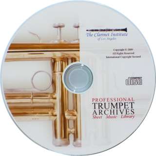 Professional TRUMPET Sheet Music Archive PDF  