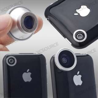 180° Detachable Fish Eye Lens for iPhone 4S 4G HTC EVO 4G Desire Hero 