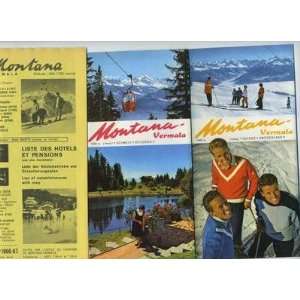  Montana Vermala Brochures Switzerland 1966: Everything 