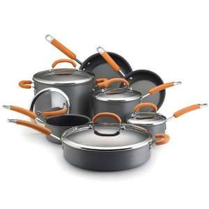   Orange Cookware Set, Skillets, Pots and Lids: Kitchen & Dining