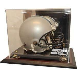  Seattle Seahawks Zenith Helmet Display, Mahogany: Sports 