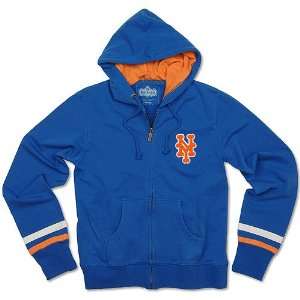  New York Mets Womens Bleachers Full Zip Hooded Sweatshirt 