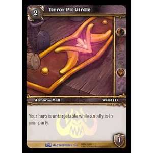  Terror Pit Girdle   Magtheridons Lair Raid Deck   Rare 