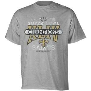  Reebok New Orleans Saints Ash Super Bowl XLIV Champions 