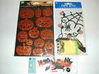 Scrapbook HAPPY HALLOWEEN Spider Pumpkins Jolee Stickers LOT *50% OFF 