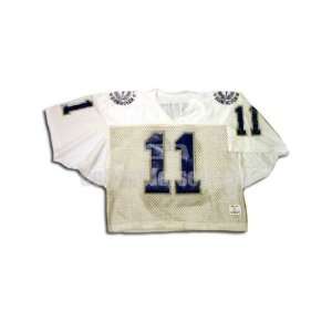  White No. 11 Game Used Air Force Champion Football Jersey 
