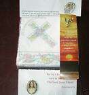 First Communion Napkins,Angel/​Sacred Heart Pin,Bookmark