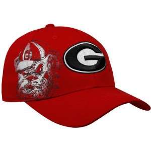   World Georgia Bulldogs Red Strike Zone One Fit Hat: Sports & Outdoors