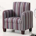 Youth Accent Club Game, TV, Play, Learn Chair in Striped Pattern 