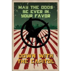 Hunger Games Poster, May The Odds Be Ever In Your Favor   Mockingjay