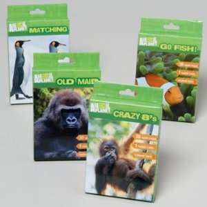  Animal Planet Classic Card Games Four Pack: Toys & Games