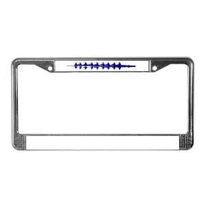  BLUE CREW Sports License Plate Frame by CafePress 