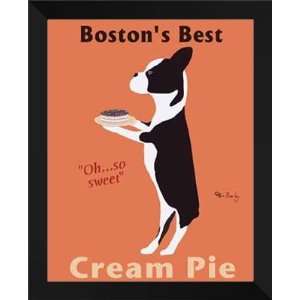  Ken Bailey FRAMED Art 26x32 Bostons Best Cream Pie 