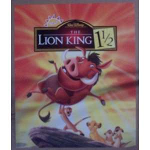  Lion King 1 1/2 Movie Poster 18 X 21 1/2