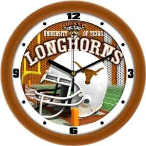 Texas Longhorns UT NCAA Football Helmet Wall Clock: Sports 