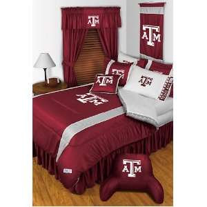NCAA Texas AM Aggies Sports Comforter Set Boys Queen College Bedding