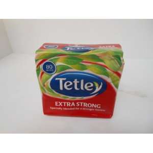 Tetley Extra Strong 80 Tea Bags:  Grocery & Gourmet Food