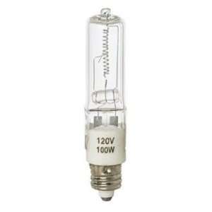  Tesler 100 Watt Mini Candelabra Clear Halogen Light Bulb 