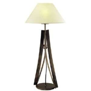  Terzani USA R000240 Chic Marcel Table Lamp ,Shade:Chamois 