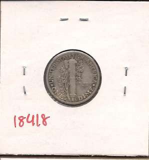 1919 S Mercury Dime Ten Cent Extra Fine #18418  