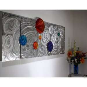   Abstract Art Metal Wall Decor, Design by Wilmos Kovacs: Home & Kitchen