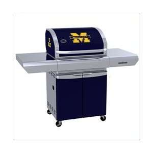  Team Grill Patio PRO Gas Grill   Michigan Wolverines 