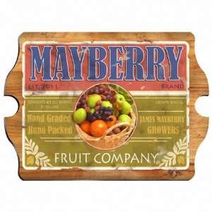 Vintage Personalized Fruit Company Sign 