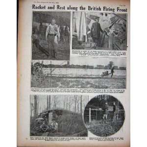   1915 WW1 French Army Children Bomb Shelter British Men