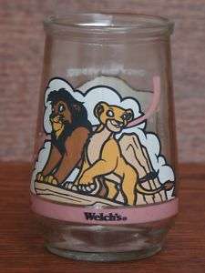 RARE Lion King II Simbas Pride Welchs Glass 1998 WOW  