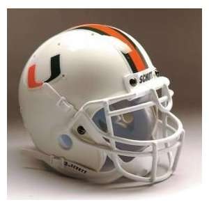  Miami Hurricanes Schutt Authentic Full Size Helmet Sports 