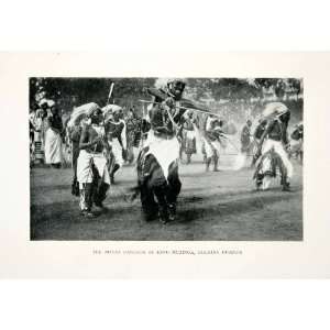   Muzinga Tribal Ethnography   Original Halftone Print