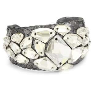  TED ROSSI Classic Python Cosmic Curve Cuff Bracelet 