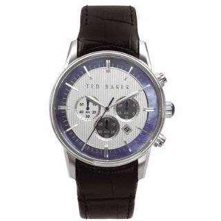 Ted Baker Mens TE1016 Sophistica Ted Round Chronograph Leather Strap 