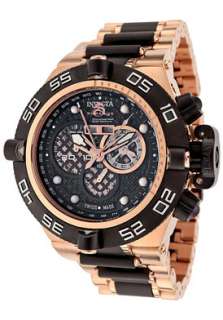   Subaqua Noma IV Chronograph Black and Rose Gold Plated Watch  