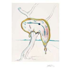 Tearful Soft Watch by Salvador Dali   24 x 19 inches   Giclee ed. 175