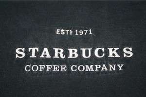 Black Starbucks Coffee Embroidered Siren Est 1971 T Shirt Black sz XL 