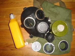 Russian USSR black rubber gas mask GP 7V, Lot of 50  