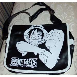  ONE PIECE Lully Black & White Anime Nylon MESSENGER BAG 