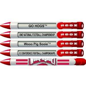 Greeting Pen University of Arkansas Braggin Rights Pen Set, 5 Pens 