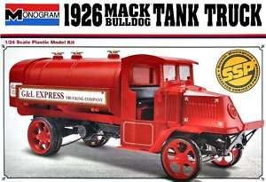 Monogram 1926 Mack Bulldog Tank Truck LE 1/24 Model Kit 85 7539  