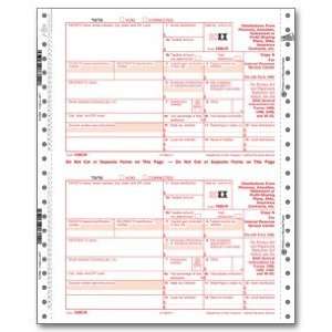    EGP IRS Approved 1099 R 4 part Carbonless Tax Form