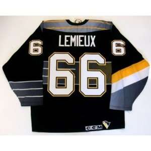  Mario Lemieux Pittsburgh Penguins Jersey Ccm Lrg: Sports 