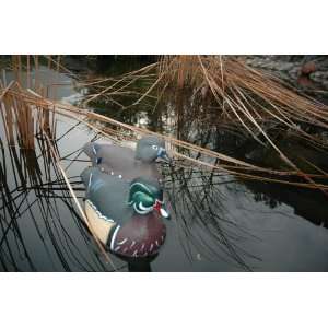  TangleFree Floating Wood Duck Decoys 12 Pk. Sports 