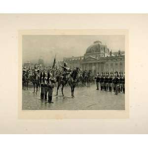  1893 Photogravure French Military Parade Loustaunau 